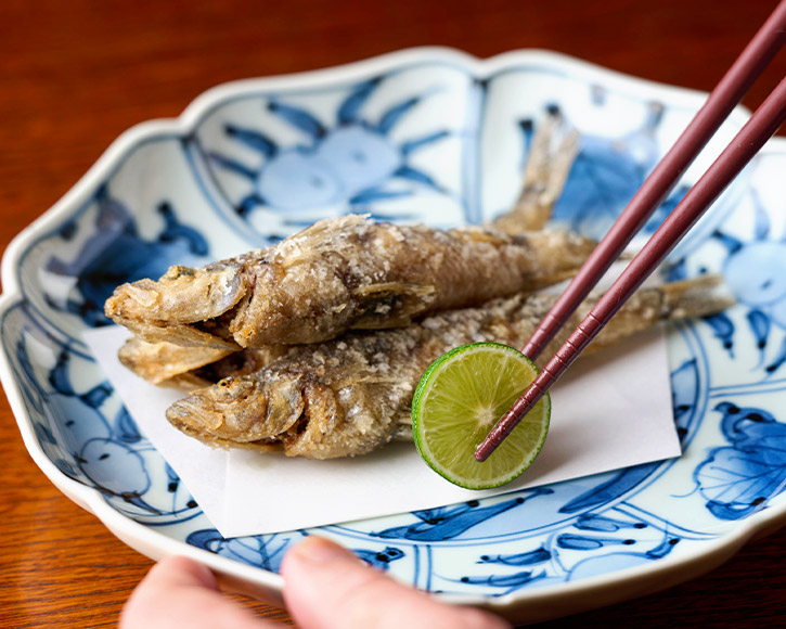 盛り付けシーン